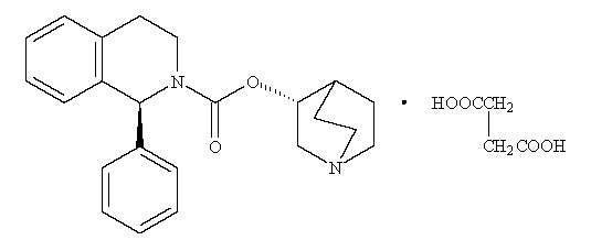 structure of Solifenacin succinate 