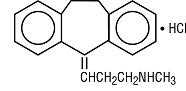 nortriptyline hydrochloride structural formula