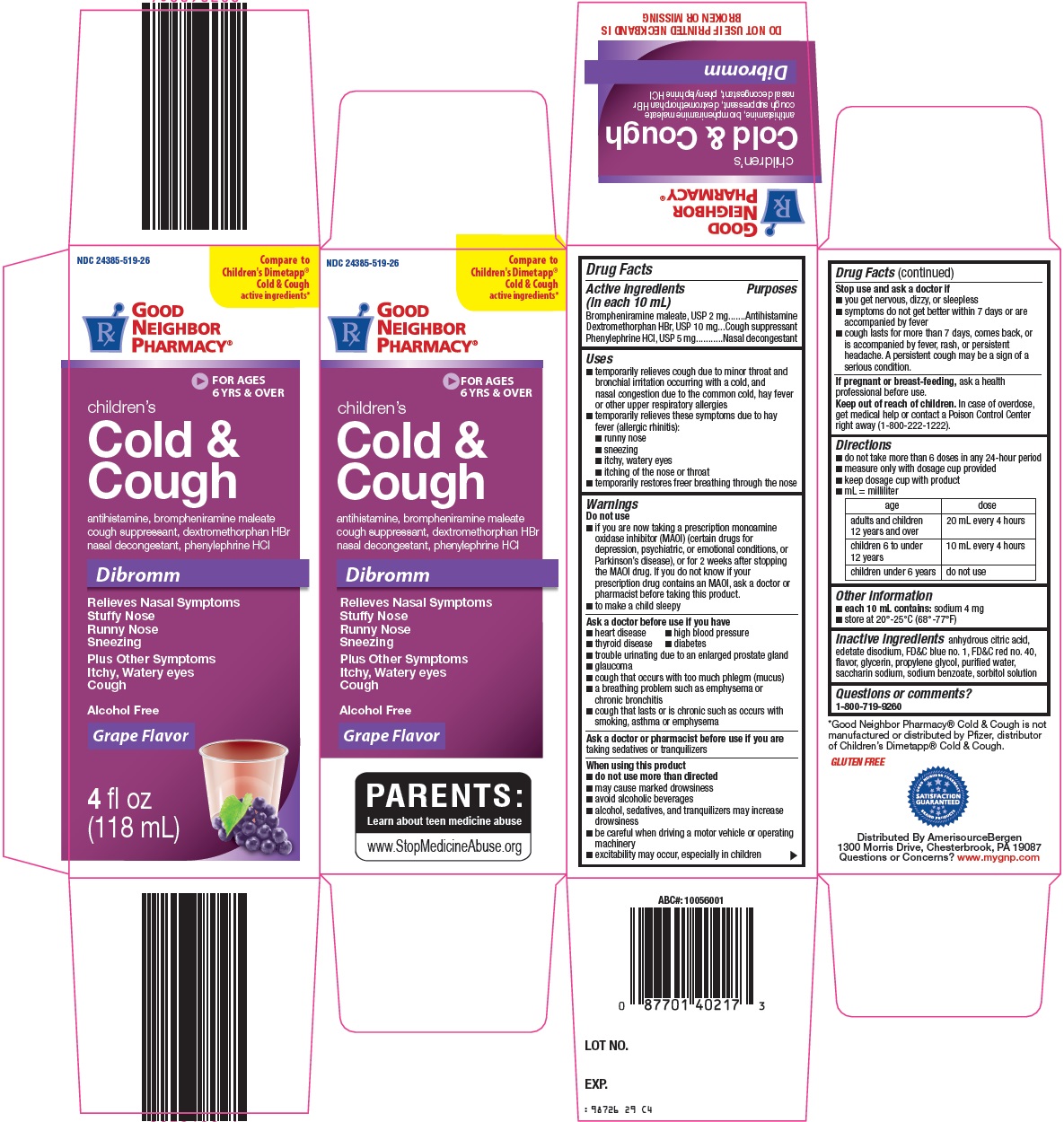 Good Neighbor Pharmacy Children's Cold & Cough image