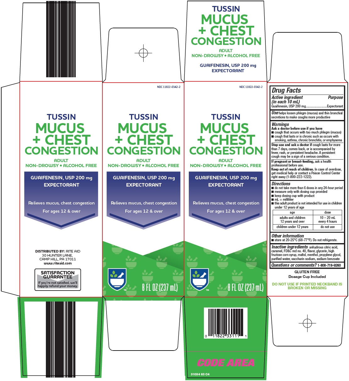 Tussin Mucus + Chest Congestion Carton