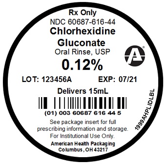0.12%/15mL Chlorhexidine Gluconate Oral Rinse Cup