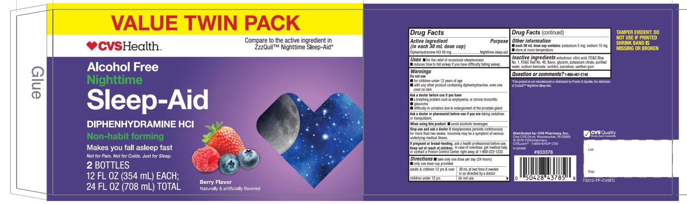 CVS Health  Nighttime Sleep -Aid  Value Twin pack 2 Bottles