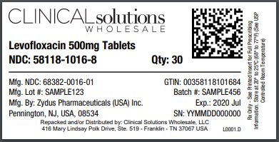 Levofloxacin 500mg tablets 30 count blister card