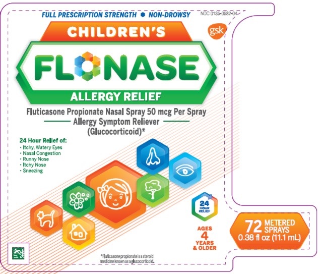1000638 Flonase Childrens 72 dose inlay card