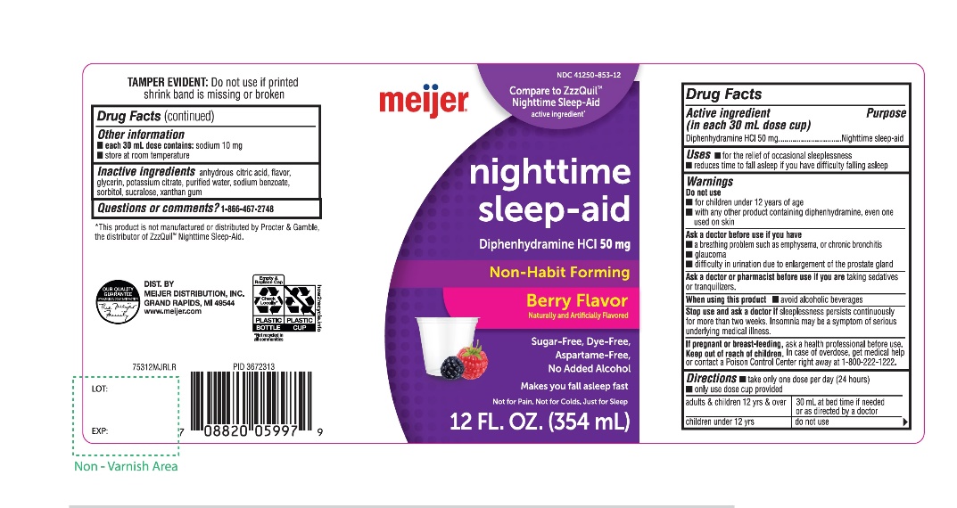 meijer nighttime sleep aid Diphenhydramine HCl