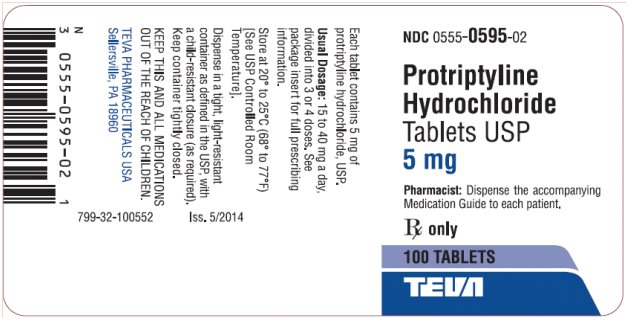 Protriptyline Hydrochloride Tablets USP 5 mg 100s Label 