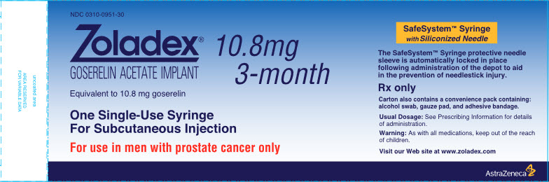 Zoladex 10.8 mg 3 month carton