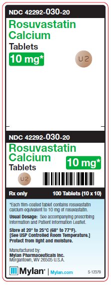 Rosuvastatin Calcium 10 mg Tablets Unit Carton Card