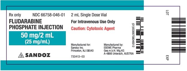 Fludarabine 50 mg/ 2mL vial label