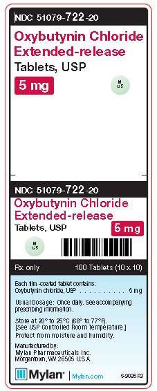Oxybutynin Chloride Extended-release 5 mg Tablets Unit Carton Label