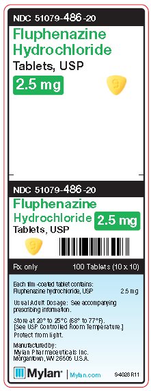 Fluphenazine Hydrochloride 2.5 mg Tablets Unit Carton Label