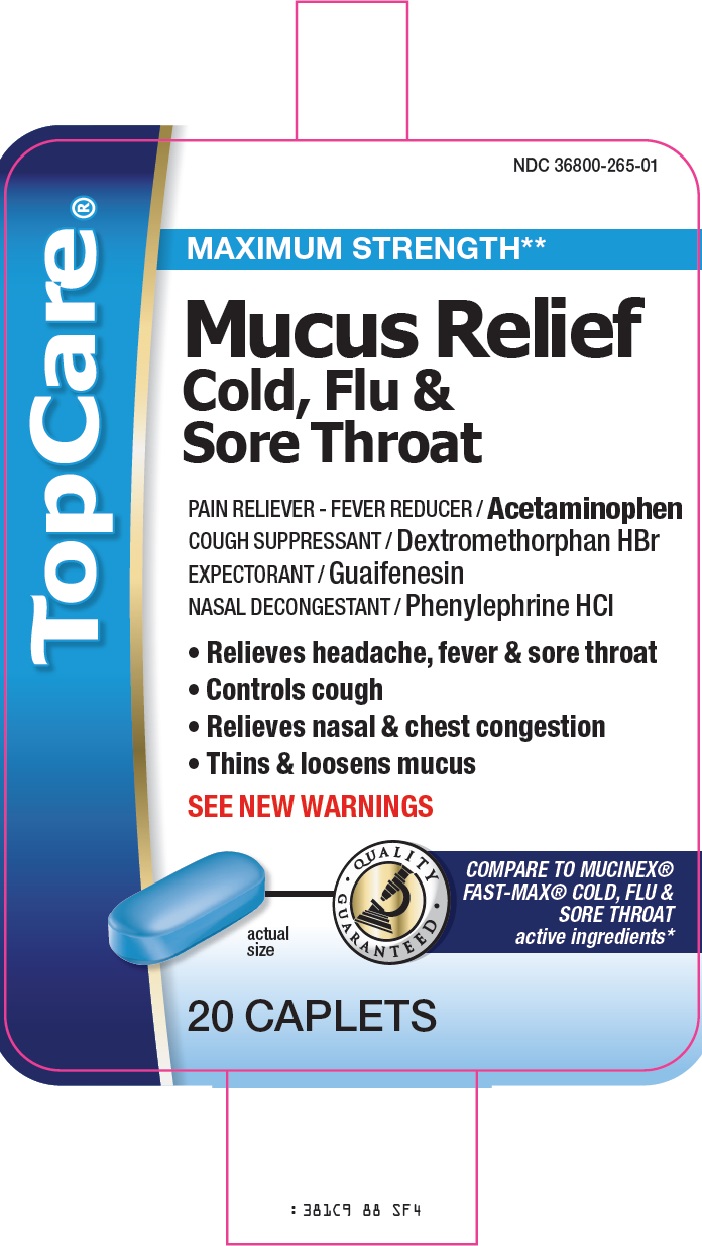 TopCare Mucus Relief Cold, Flu & Sore Throat image 2