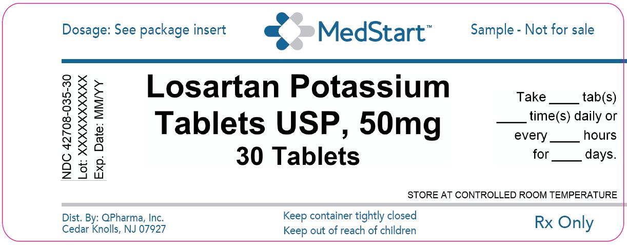 42708-035-30 Losartan Potassium Tablets USP 50mg x 30