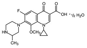 Gatifloxacin Structural Formula