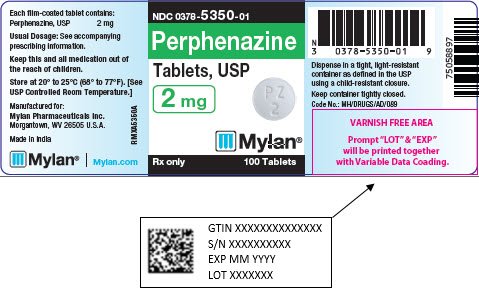 Perphenazine Tablets 2 mg Bottle Label