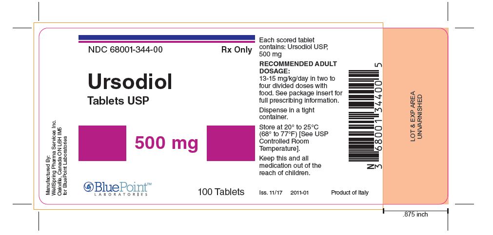 Ursodiol Tablets USP 500mg Label Rev 11-2017