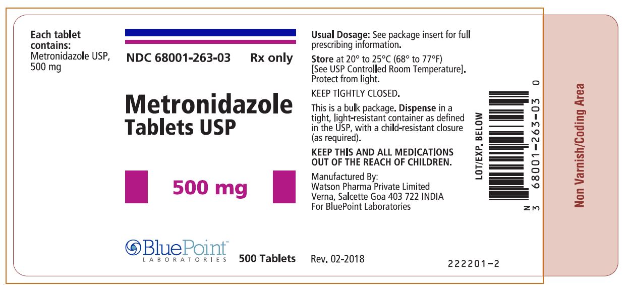Metronidazole Tablets, USP, 500mg 500ct