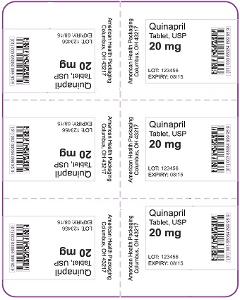 20 mg Quinapril Tablet Blister