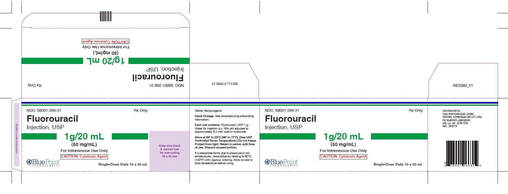 Fluorouracil 1g 20ml carton Rev09-16 - Single-Dose