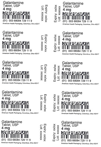 4 mg Galantamine Tablets Blister
