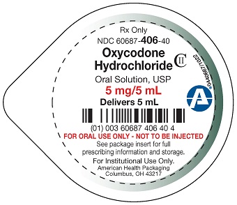 5 mg/5 mL Oxycodone Hydrochloride Oral Solution Cup