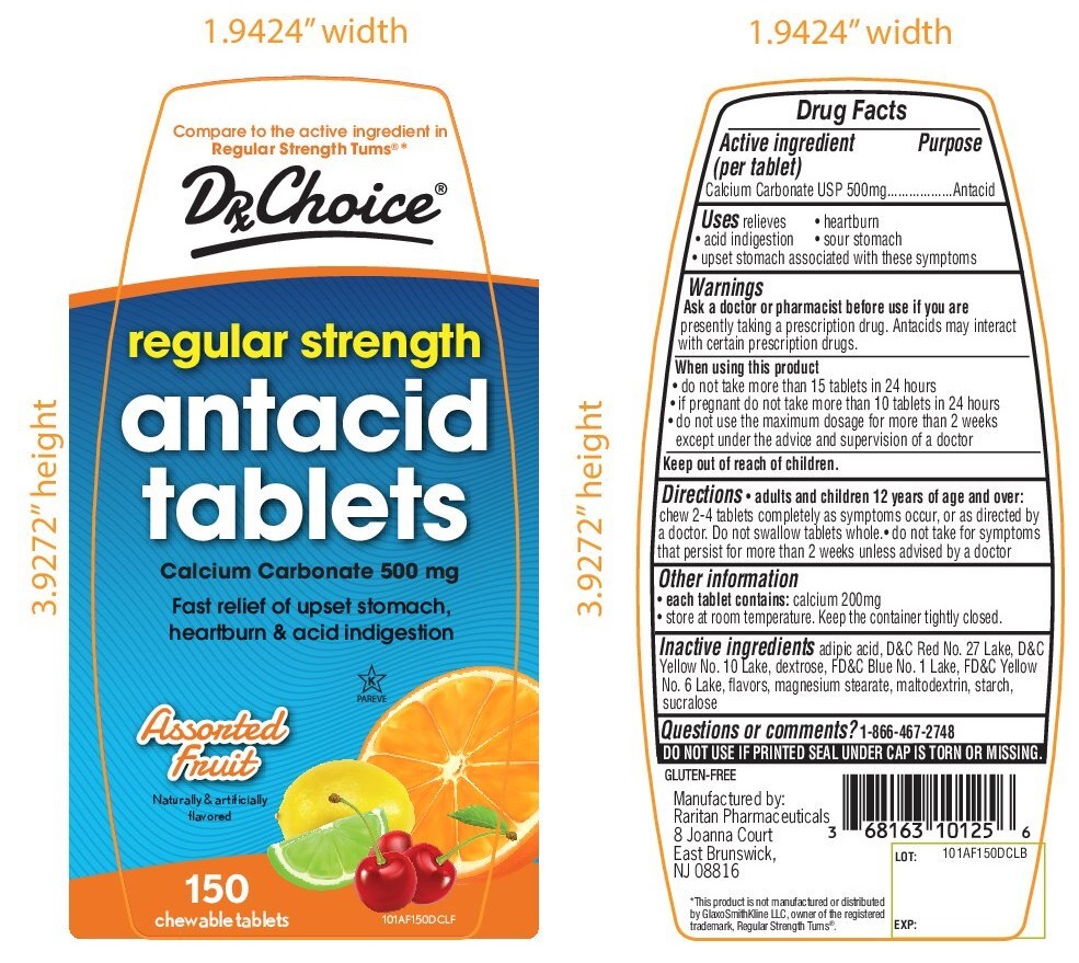 DRx Choice R/S Antacid Tablets Assorted Fruit Flavor 150ct