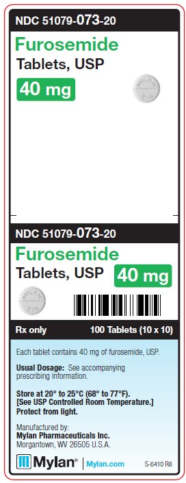 Furosemide 40 mg Tablets Unit Carton Label