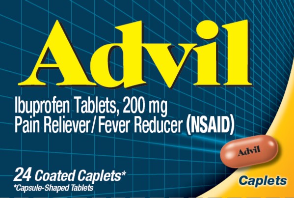 Advil Tablets Capsule Shaped  24ct