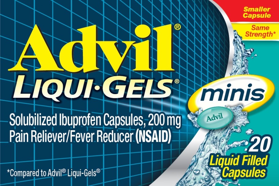 Advil Liquigels Minis 200 mg 20 Capsules