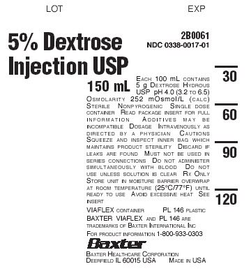 Dextrose Representative Container Label