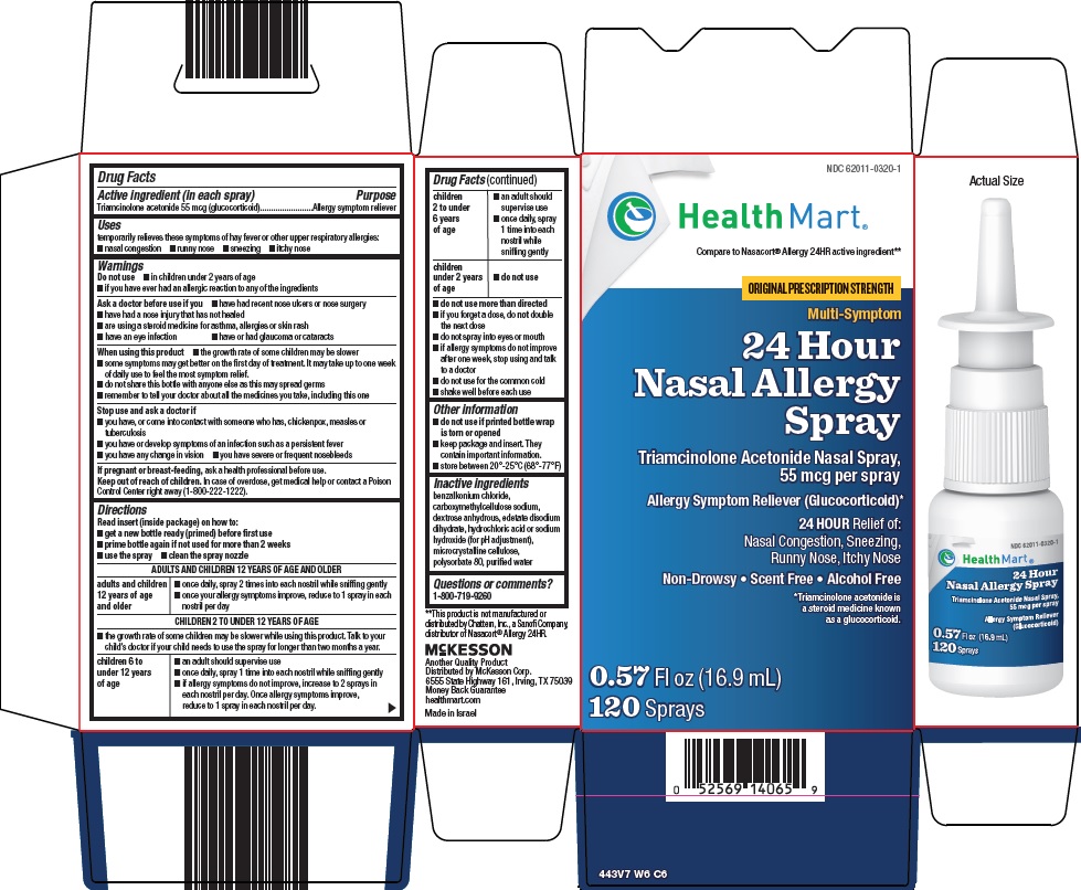 24 hour nasal allergy spray image