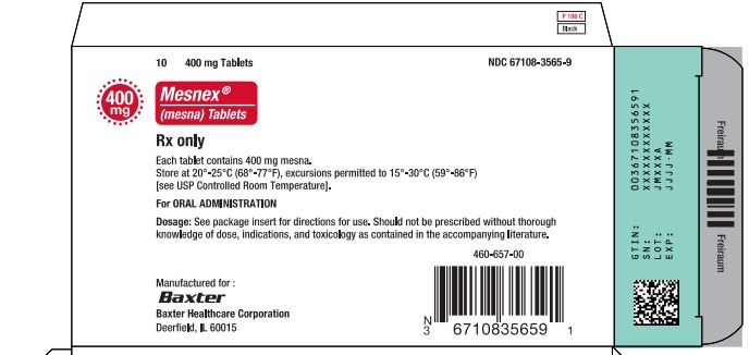 Mesnex Representative Carton Label 1 of 2 67108-3565-9