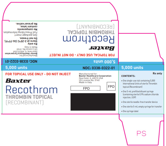 Recothrom Representative Carton Label 0338-0322-01 2 of 3