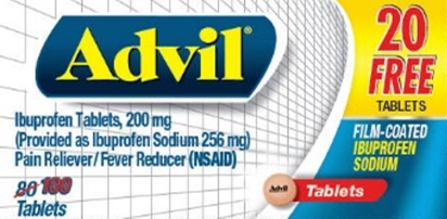 Advil Ibuprofen Tablets 100 ct