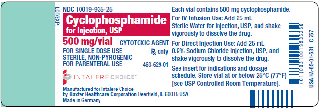 Cyclophosphamide Intalere Choice Representative Container Lbl 10019-935-25