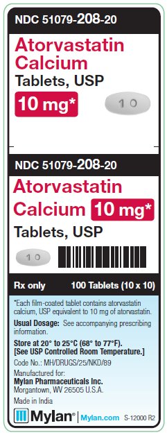 Atorvastatin Calcium 10 mg Tablets Unit Carton Label