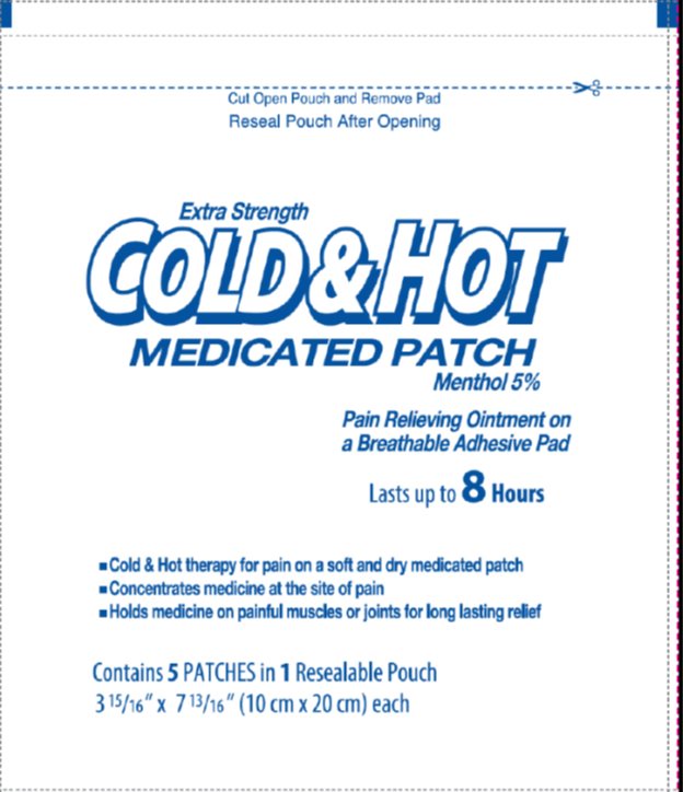 Cold and Hot Medicated Patch
