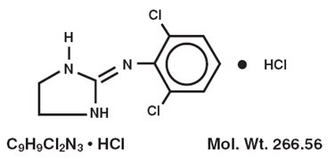 Clonidine Hydrochloride Structural Formula