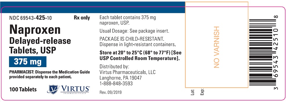 Bottle Label - 375 mg 100 count