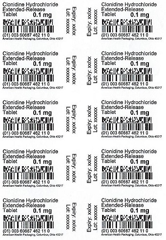 0.1mg Clonidine HCI Tablet Blister