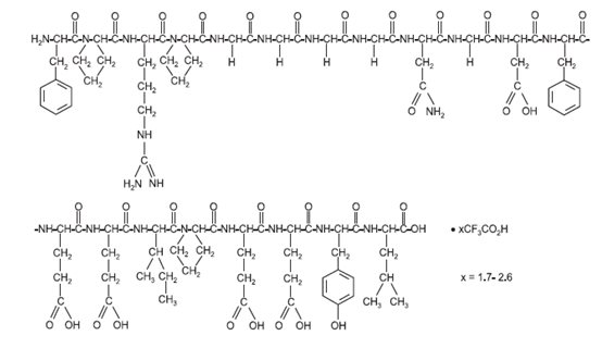 Figure 1: Structural Formula for Bivalirudin Trifluoroacetate