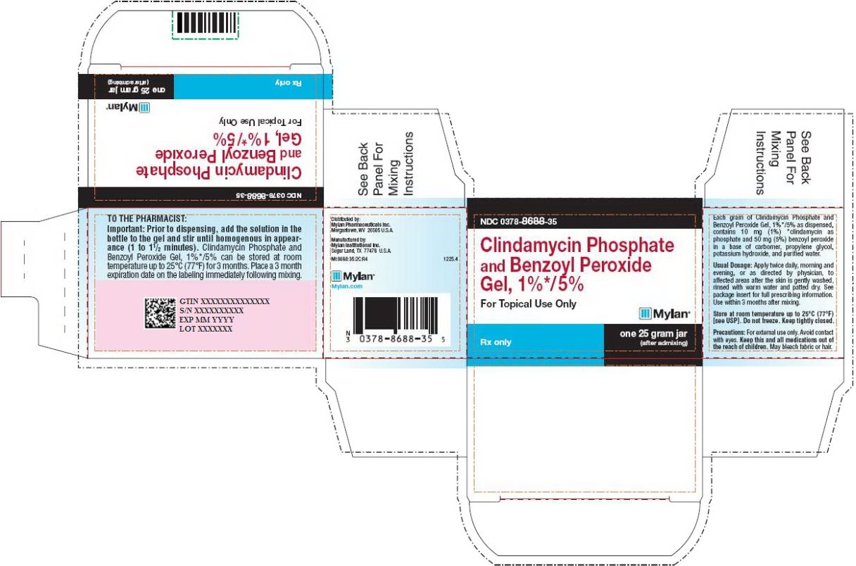Clindamycin Phosphate and Benzoyl Peroxide Gel 1%/5% Carton Label