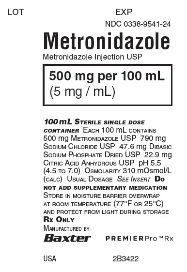 Metronidazole Representative Container Label 0338-9541-24