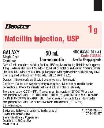Nafcillin Representative Container Label 0338-1017-41