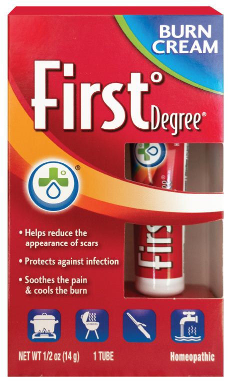 Carton Label - First Degree Burn Cream