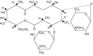 Erythromycin Structural Formula