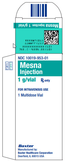 Mesna Representative Carton Label NDC 1009-953-01  1 of 2