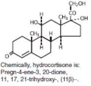 Chemical Structure_Hydrocortisone