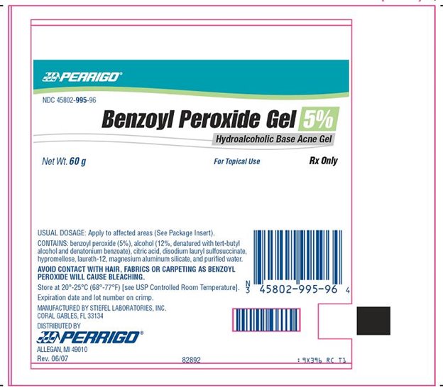 Benzoyl Peroxide Gel 5% - 60 g Tube