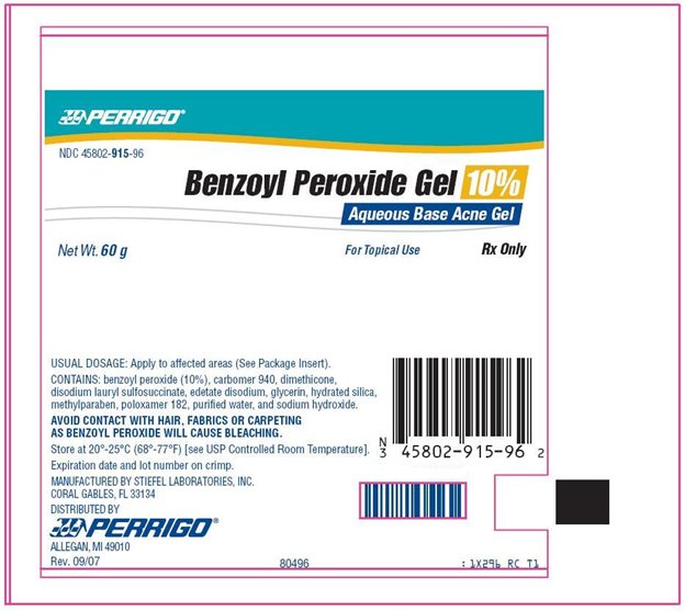 Benzoyl Peroxide Gel 10% Tube